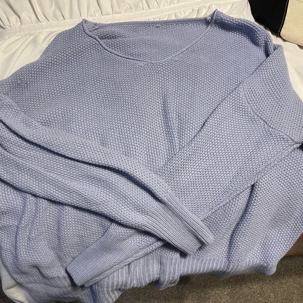 Periwinkle Slouchy Sweater